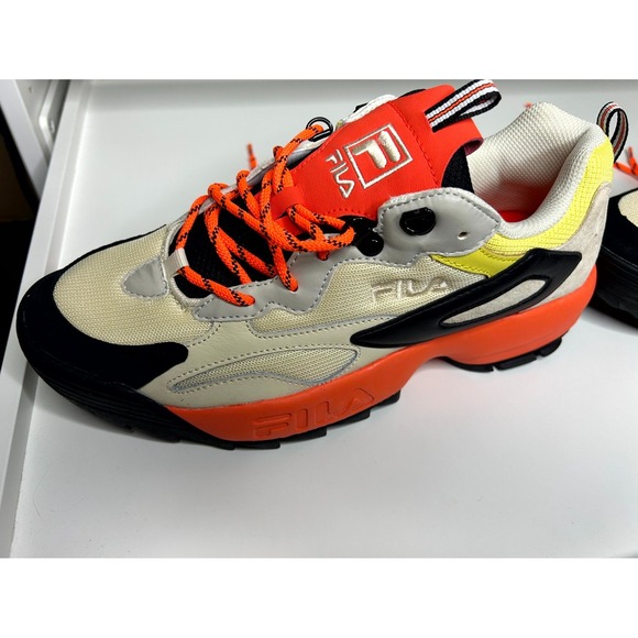 Fila Trailblazer Men's 12 Beige Orange Yellow 1RM00747-119 Sneakers New No Box - Picture 1 of 7